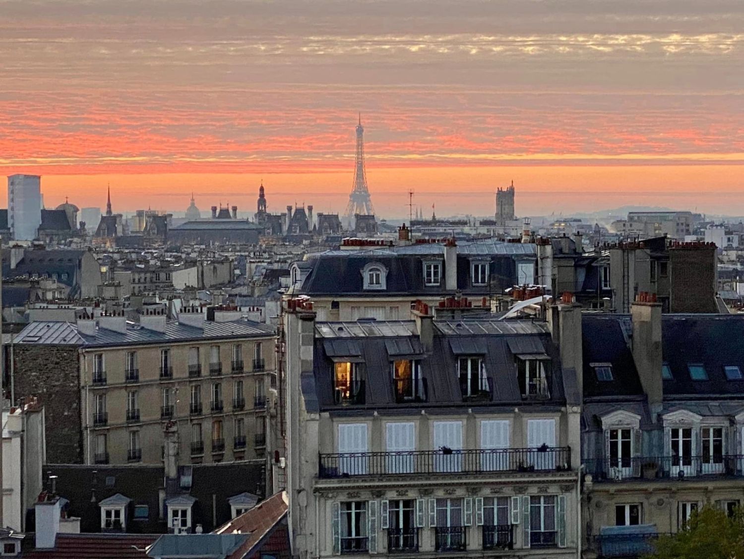 Duplex terrace with breathtaking view of the Parisian SkyLine
