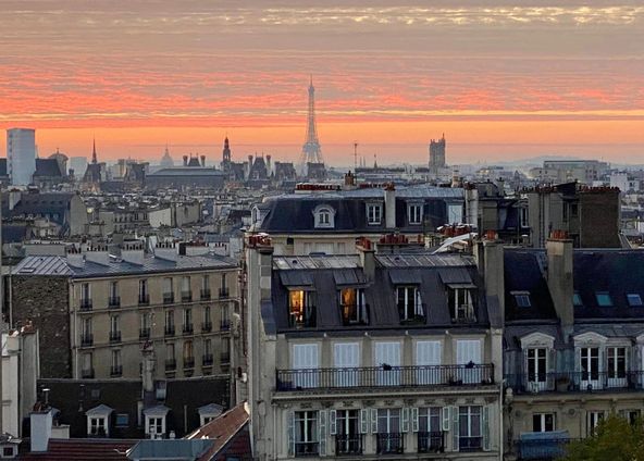 Duplex terrace with breathtaking view of the Parisian SkyLine