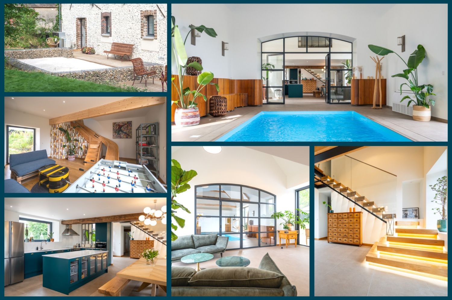  Villa 1h15 from Paris with swimming pool, spa, pétanque & games