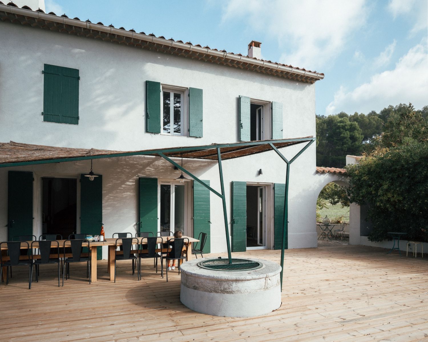 Private villa and garden 