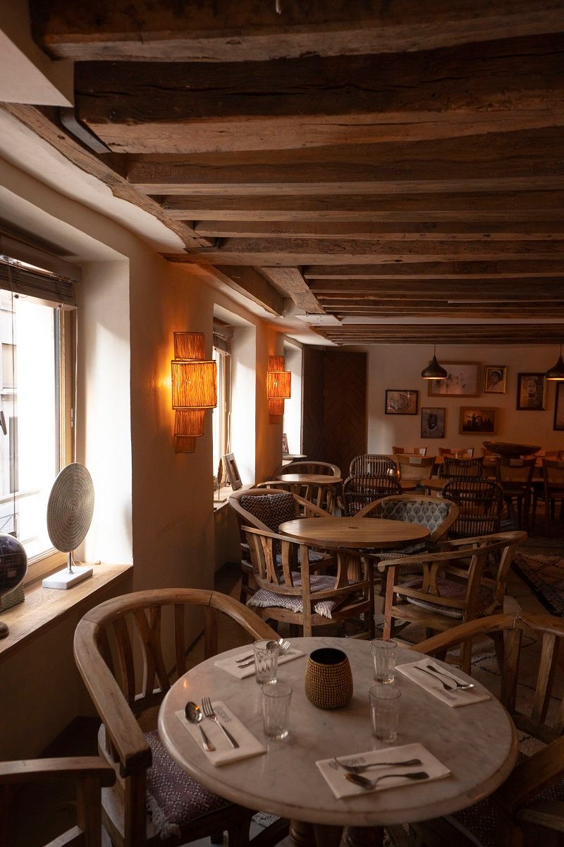 Trendy South African/French restaurant