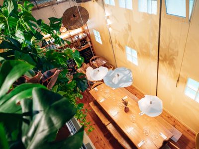 Vibrant Bistronomic Restaurant in Paris with Open Kitchen & Artistic Flair