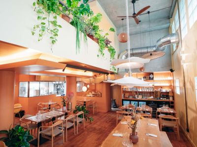 Vibrant Bistronomic Restaurant in Paris with Open Kitchen & Artistic Flair