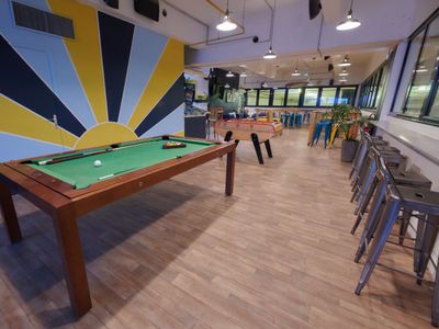 Reception room / Covered Beach