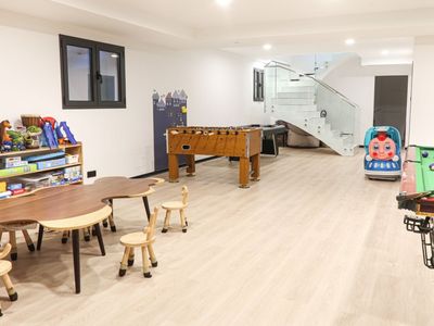 Luxury villa with a playground