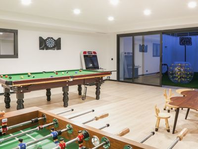 Luxury villa with a playground