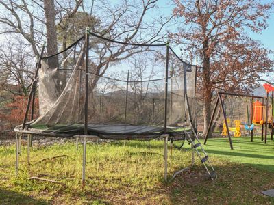 Luxury villa with a playground