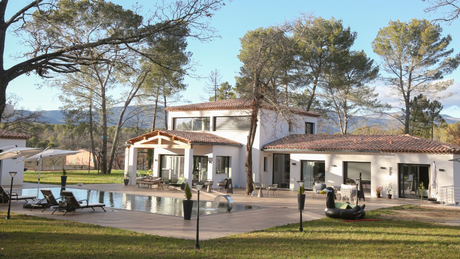 Villa de luxe avec espaces de jeux