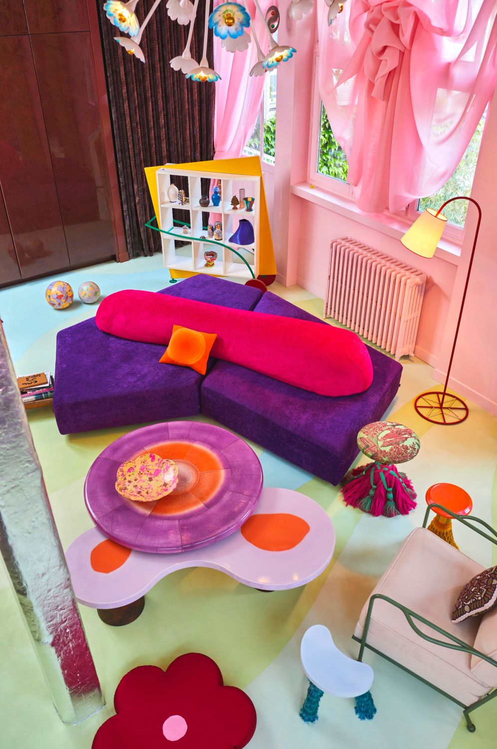 Architect's Colorful Apartment in Paris | Ideal for Photo Shoots & Events