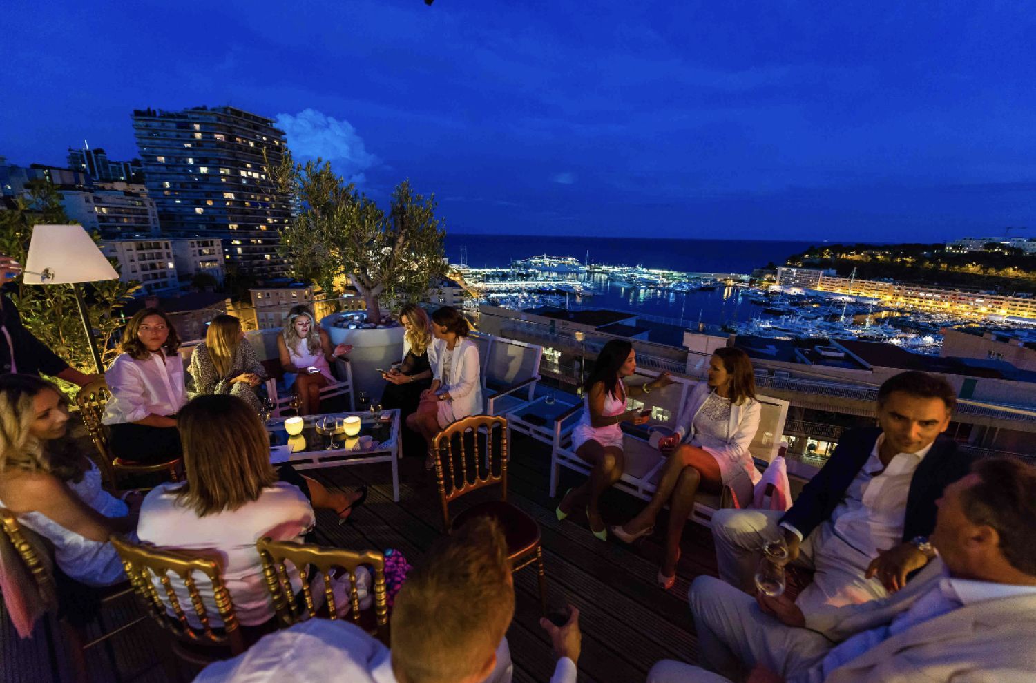 Luxury Monaco Terrace with Stunning Sea Views for Events