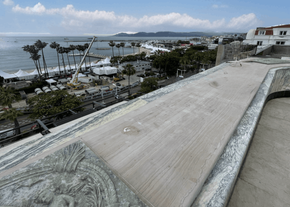 Private rooftop Duplex for 80 guests - Front View of the Palace