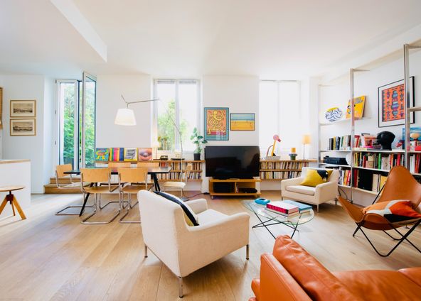 Loft with terrace in the heart of Paris 