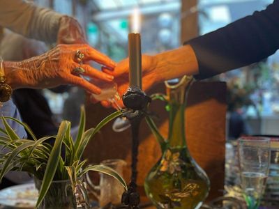 Bohemian Parisian Venue with Glass Roof & Green Courtyard