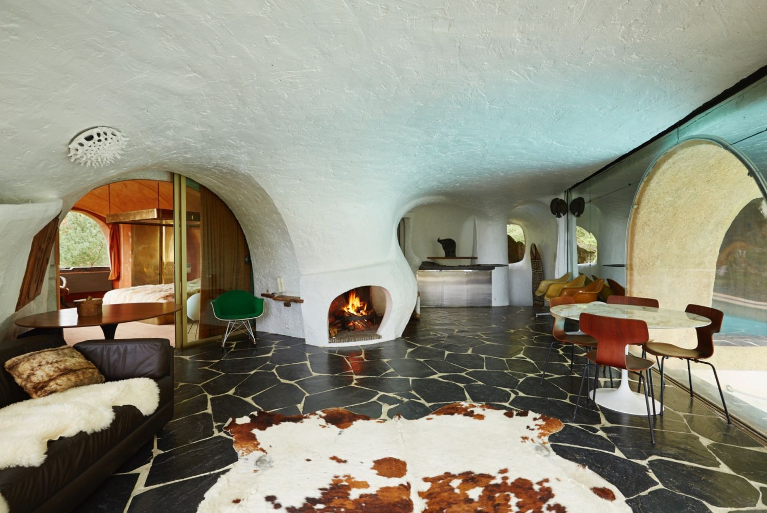 Villa troglodyte vintage 70 