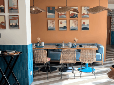 Trendy restaurant in Lyon