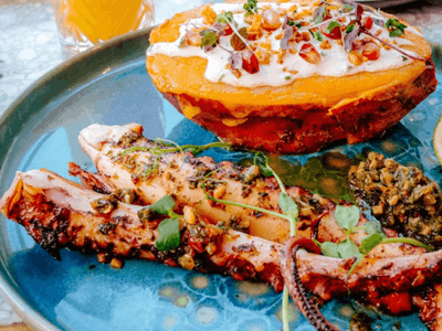 Trendy restaurant in Lyon