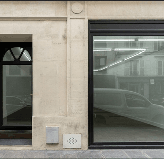 A brightly-lit gallery space near Saint-Germain-des-Prés