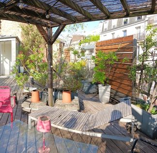 Oasis Rooftop in the heart of the village Jourdain 20th arrondissement