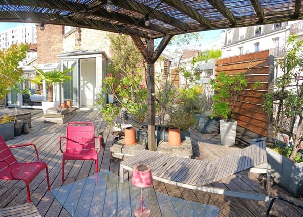 Oasis Rooftop in the heart of the village Jourdain 20th arrondissement