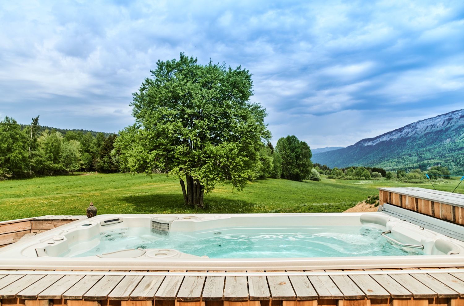 Exceptional panorama of the Alpine mountains