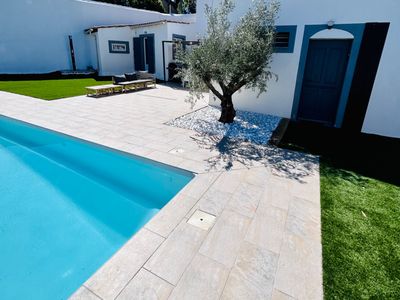 600 m² garden and swimming pool at the foot of the Calanques 
