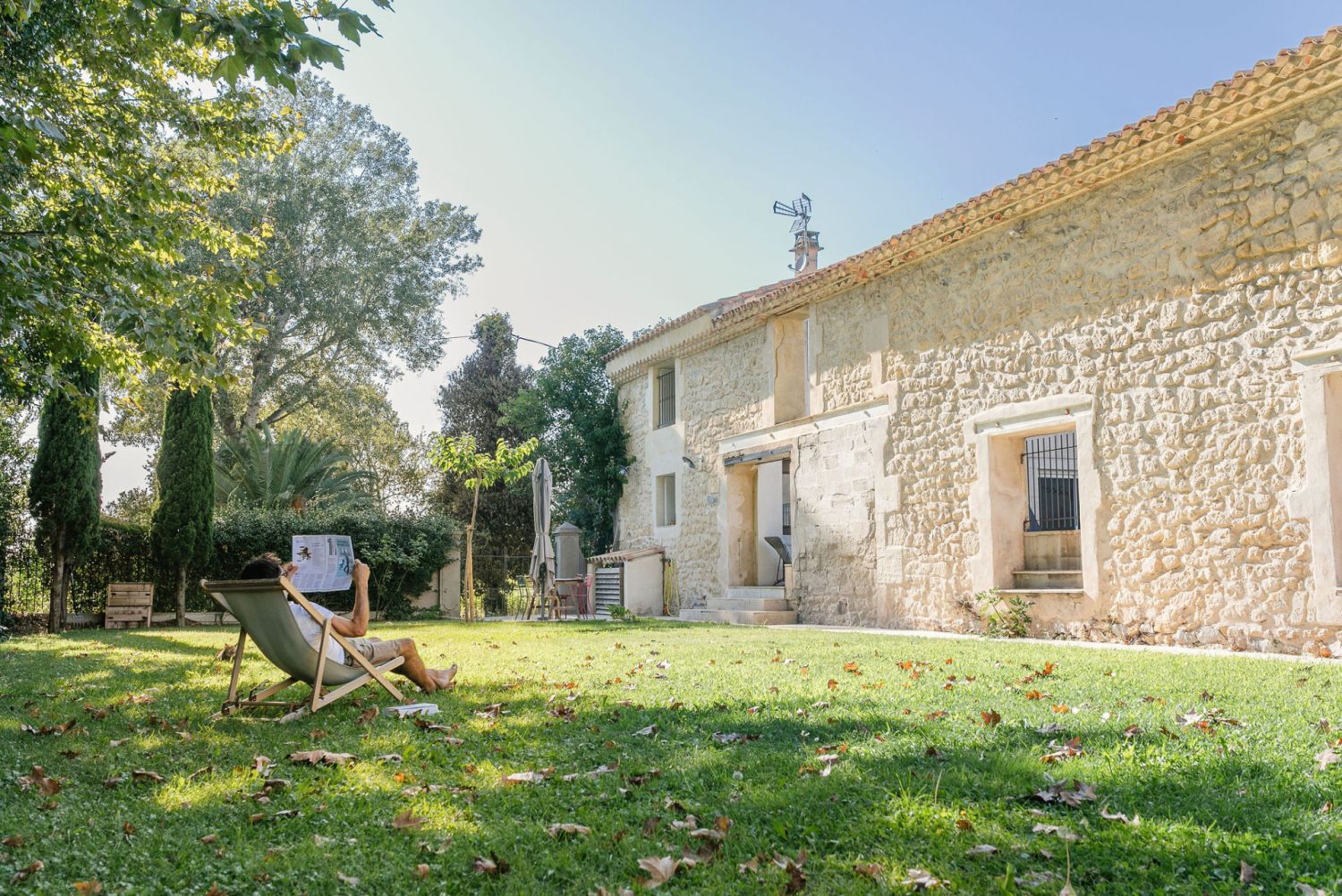 Old sheepfold in the heart of a Camargue village
