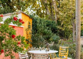 Old sheepfold in the heart of a Camargue village