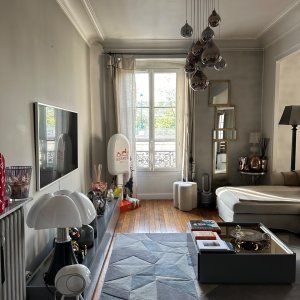 Elegant Apartment Near Eiffel Tower | 40m² Living Room