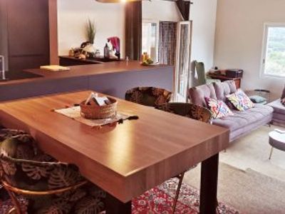 Villa with views of Mont Ventoux and the Dentelles de Montmirail 