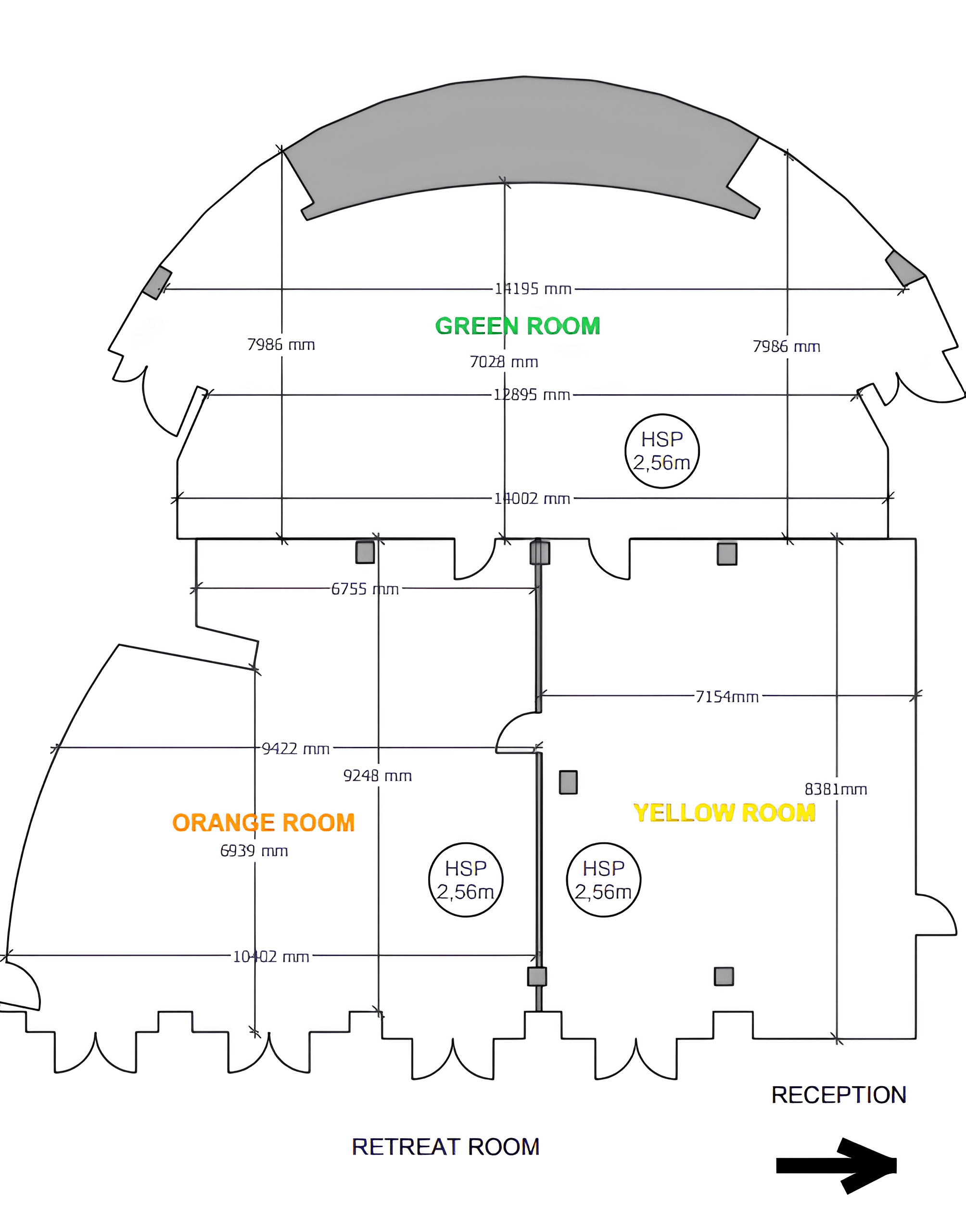 Large modular meeting room 10 minutes from the Palais des Festivals 