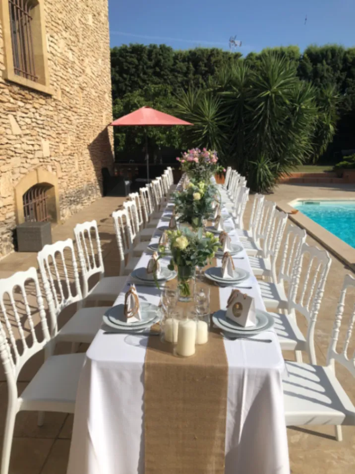 Jardin botanique dans une villa avec grande piscine/pool house et terrain de pétanque privé 