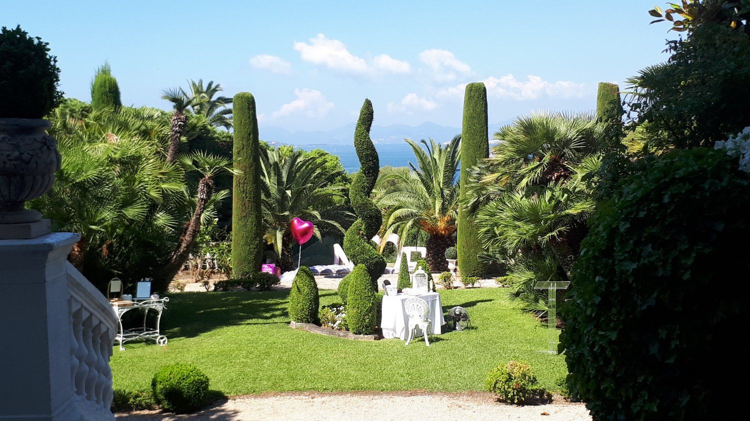 Château historique au Cap d'Antibes