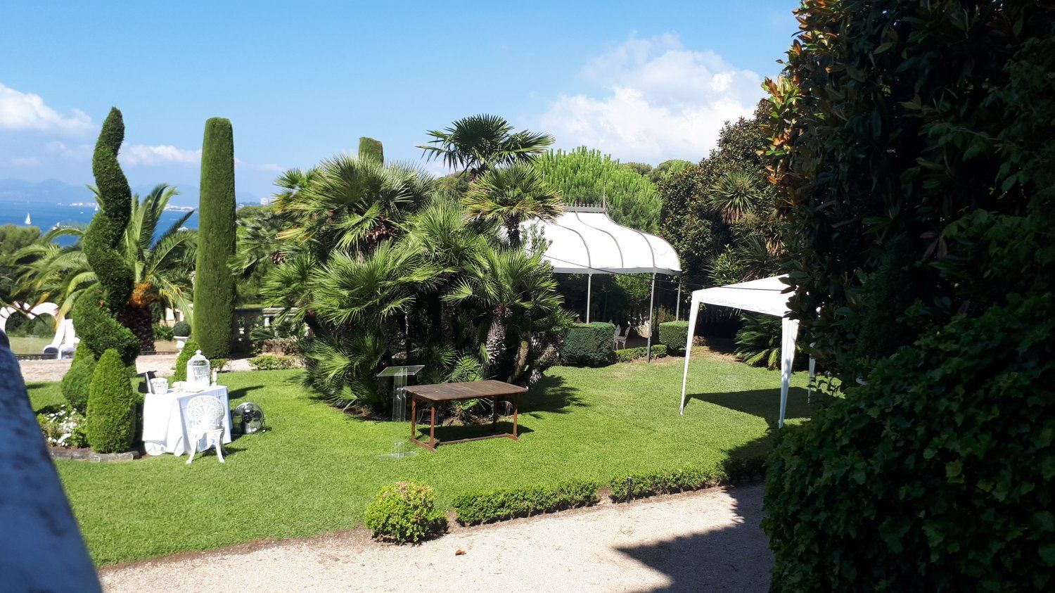 Château historique au Cap d'Antibes