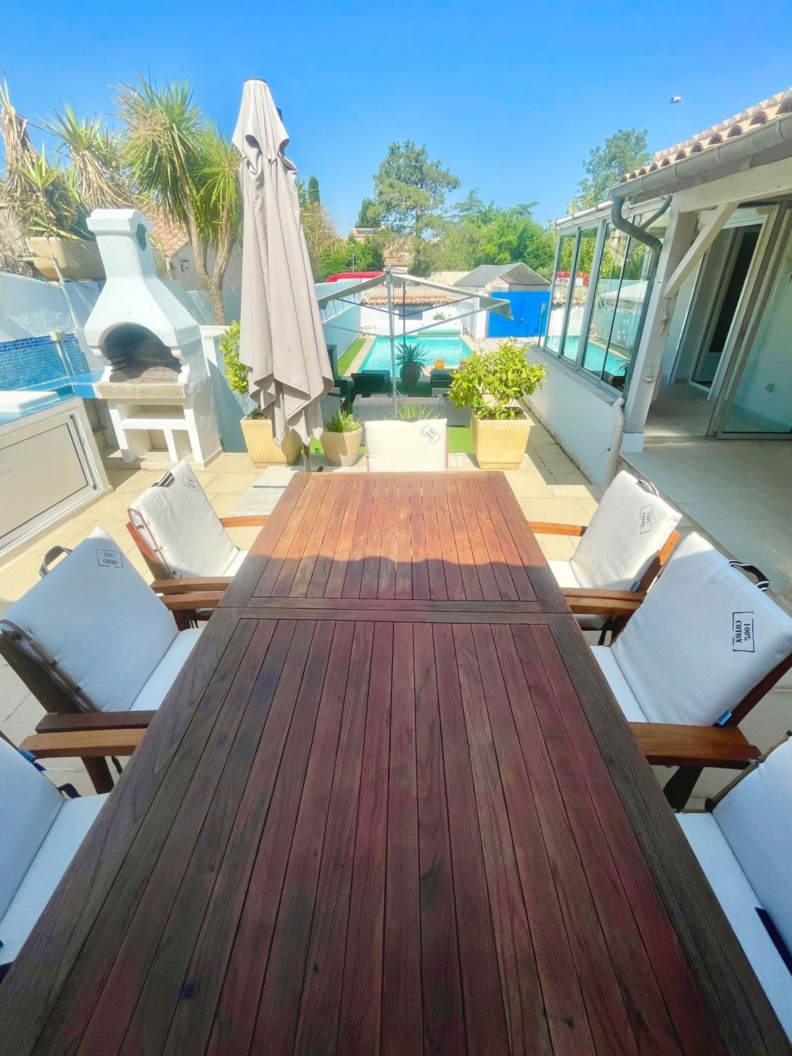 Superbe Villa 120 m² avec patio, jardin et piscine 