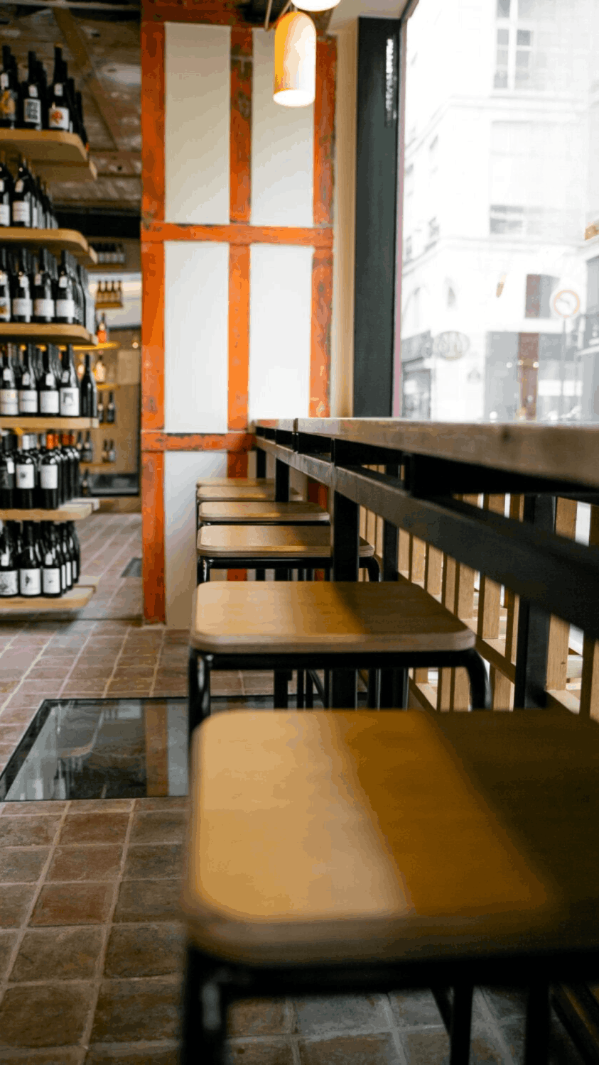 Intimate Paris Wine Bar for Events | Natural Light Venue