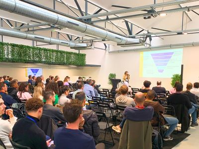 Glass roof in a rehabilitated factory