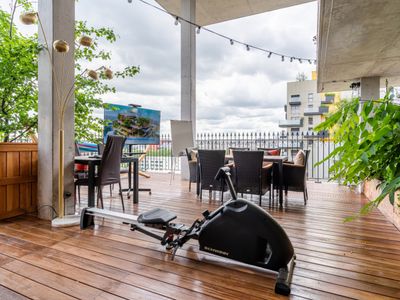 55m² terrace with view of Montmartre and Eiffel Tower
