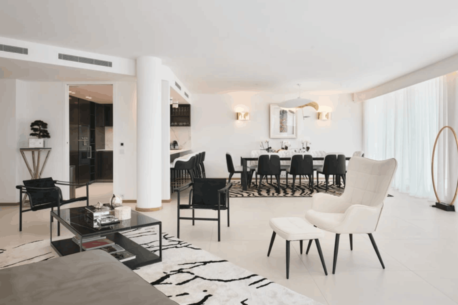 Appartement prestigieux 4 chambres à Cannes – Terrasse sur la première Croisette