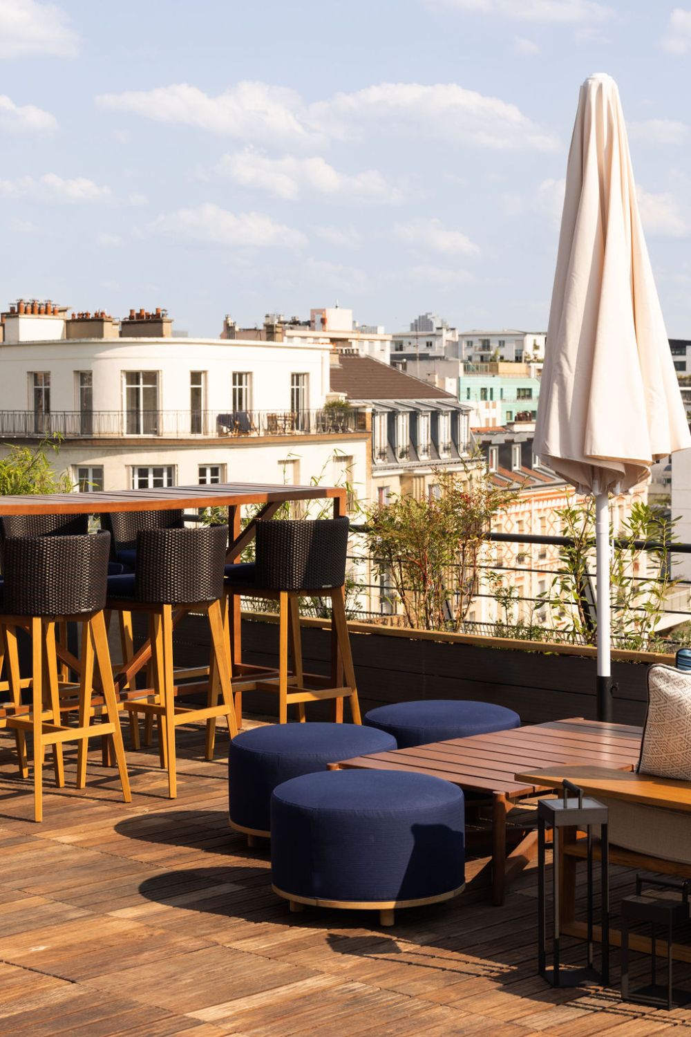 60m² rooftop with panoramic view of Boulogne-Billancourt