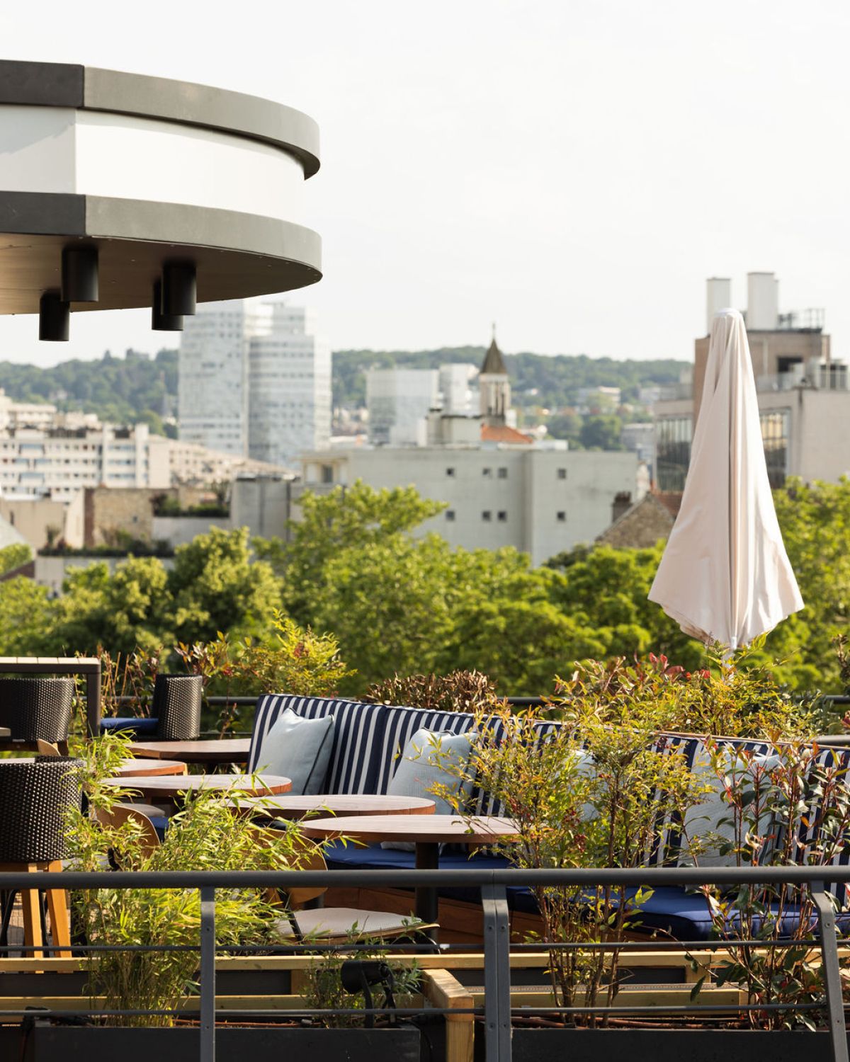 60m² rooftop with panoramic view of Boulogne-Billancourt