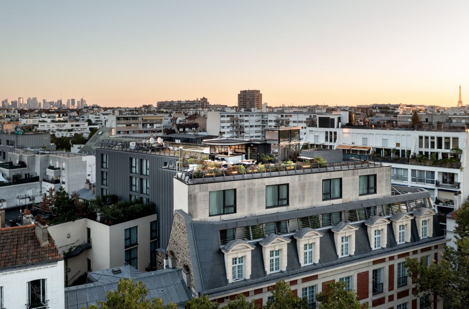 60m² rooftop with panoramic view of Boulogne-Billancourt