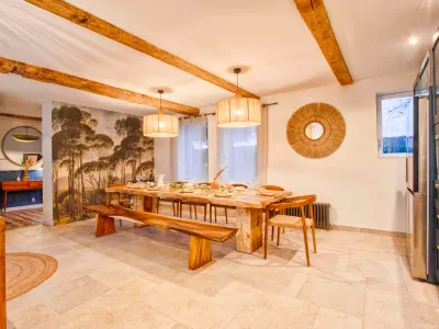 Renovated Norman house with spa- billiards-pétanque 