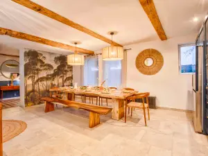 Renovated Norman house with spa- billiards-pétanque