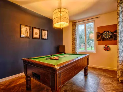 Renovated Norman house with spa- billiards-pétanque 