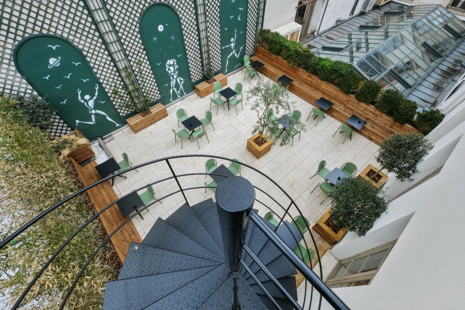 Unique Event Venue in the Heart of the Marais with Outdoor Spaces