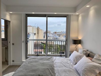 Terrasse 25m² avec vue Tour Eiffel + balcon vue Arc de Triomphe