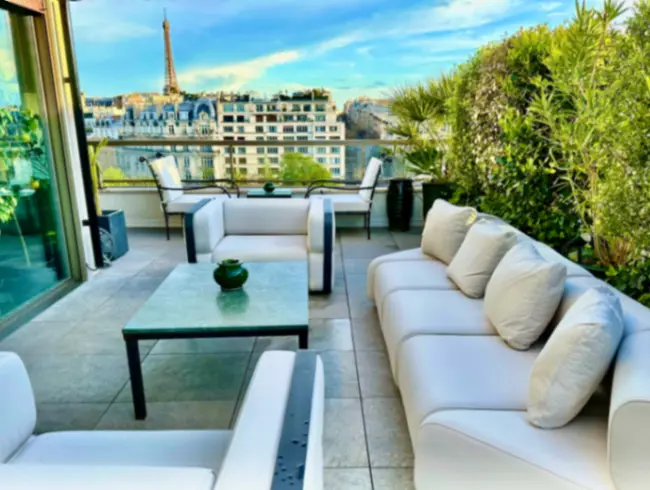 Eiffel Tower Penthouse with 120m² Terrace | Private Paris Events