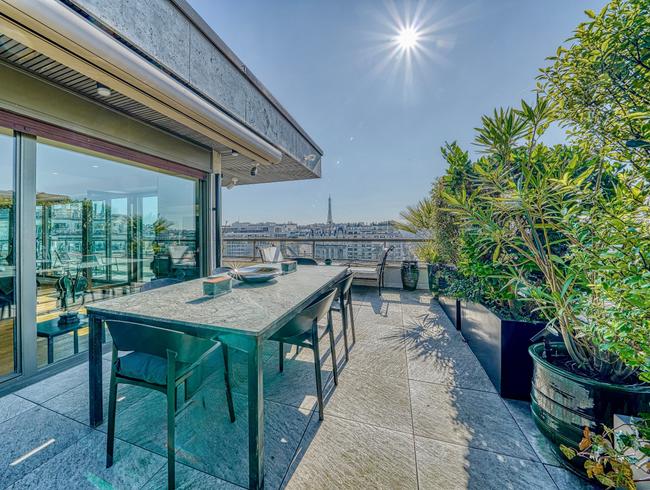 Eiffel Tower Penthouse with 120m² Terrace | Private Paris Events
