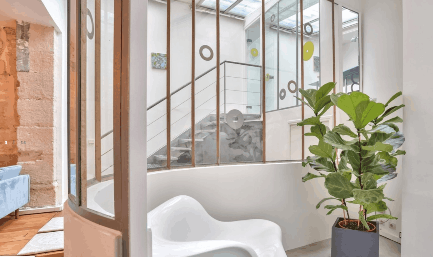 A unique and designer space in the heart of the Marais
