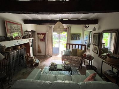 Charming French 18th century farmhouse/pigeonnier on quiet canal